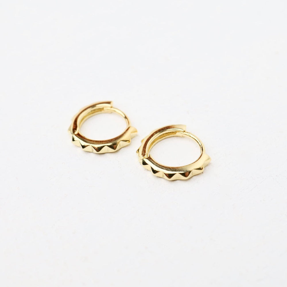 
                  
                    EAR-GPL Gold Plated Sterling Silver 1/2" Small Huggies wit
                  
                