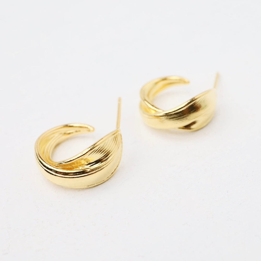 
                  
                    EAR-GPL Gold Plated Sterling Silver 3/4 x 1/4" Hoops with
                  
                