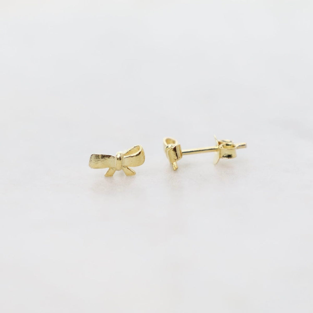 
                  
                    EAR-GPL Gold Plated Sterling Silver Tiny Bow Post Earrings
                  
                