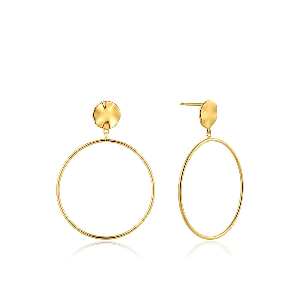 
                      
                        EAR-GPL Gold Ripple Front Hoop Earrings
                      
                    