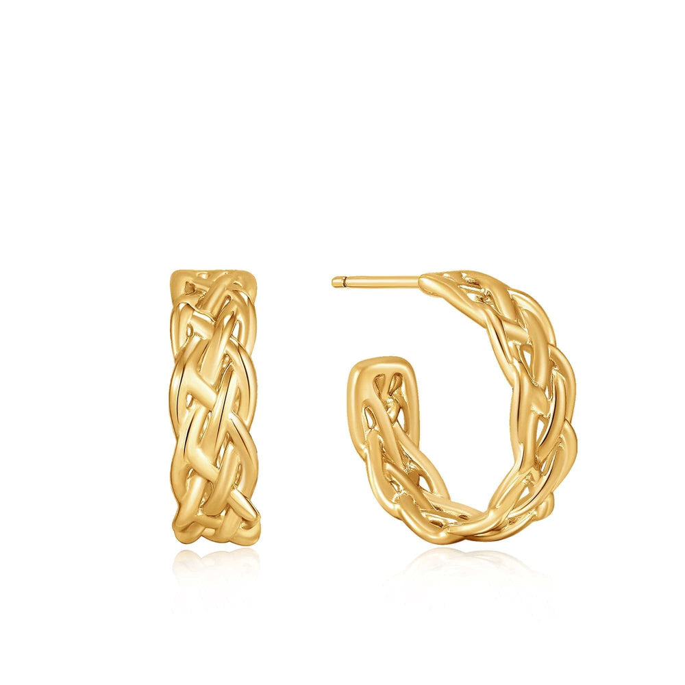 
                      
                        EAR-GPL Gold Rope Chunky Hoop Earrings
                      
                    