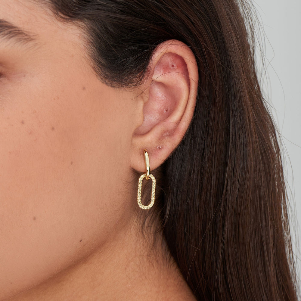 
                      
                        EAR-GPL Gold Rope Oval Drop Earrings
                      
                    