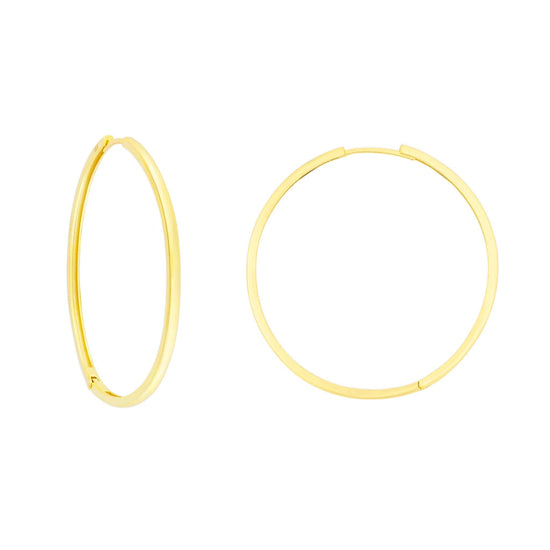 Load image into Gallery viewer, EAR-GPL GOld Sasha Hoops
