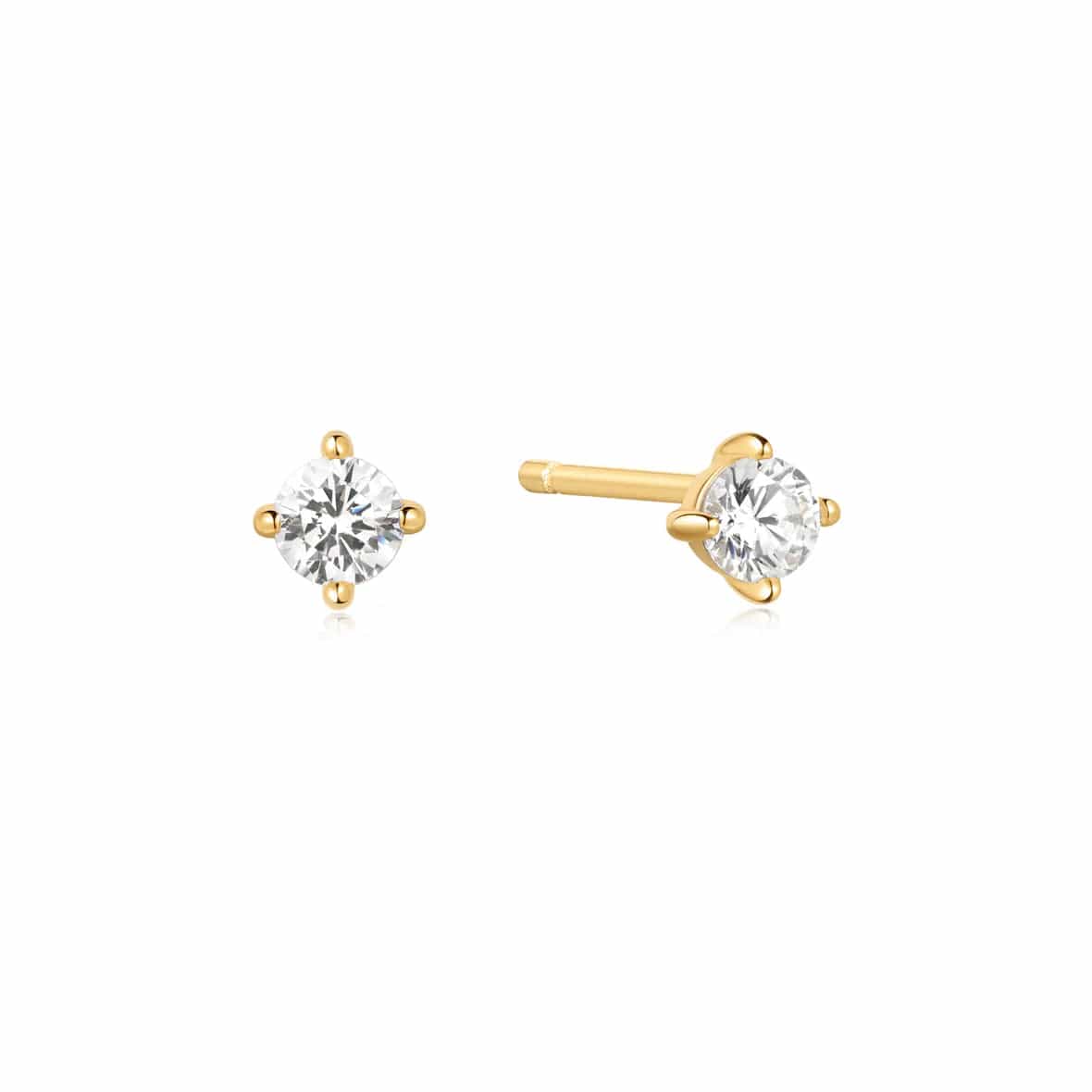 EAR-GPL Gold Solitaire Studs