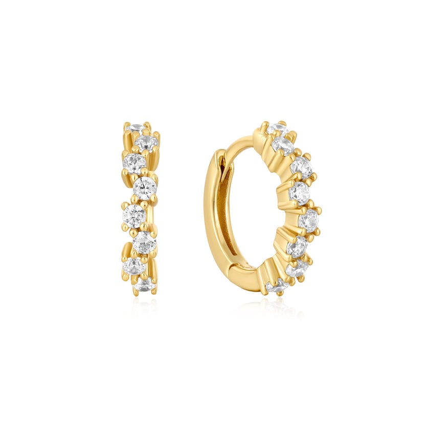 
                      
                        EAR-GPL Gold Sparkle Cluster Huggie Hoop Earrings
                      
                    