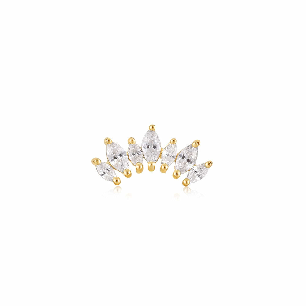 
                      
                        EAR-GPL Gold Sparkle Marquise Climber Barbell Single Earring
                      
                    