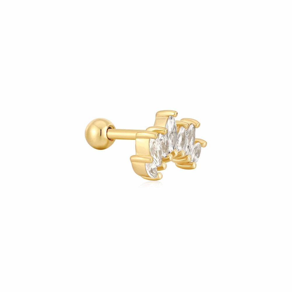 
                      
                        EAR-GPL Gold Sparkle Marquise Climber Barbell Single Earring
                      
                    