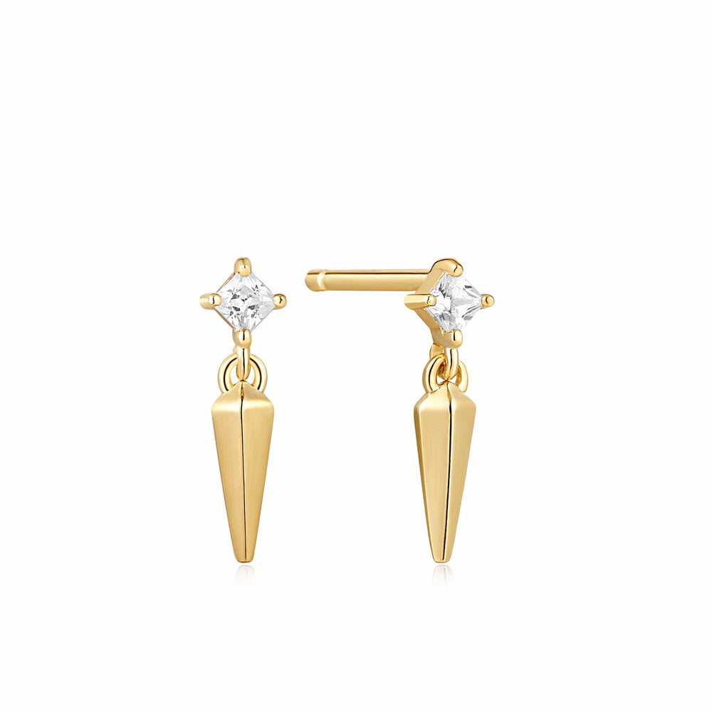 
                      
                        EAR-GPL Gold Sparkle Spike Stud Earrings
                      
                    