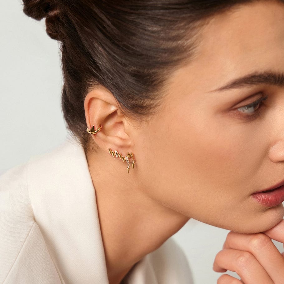 
                      
                        EAR-GPL Gold Spike Climber Stud Earrings
                      
                    