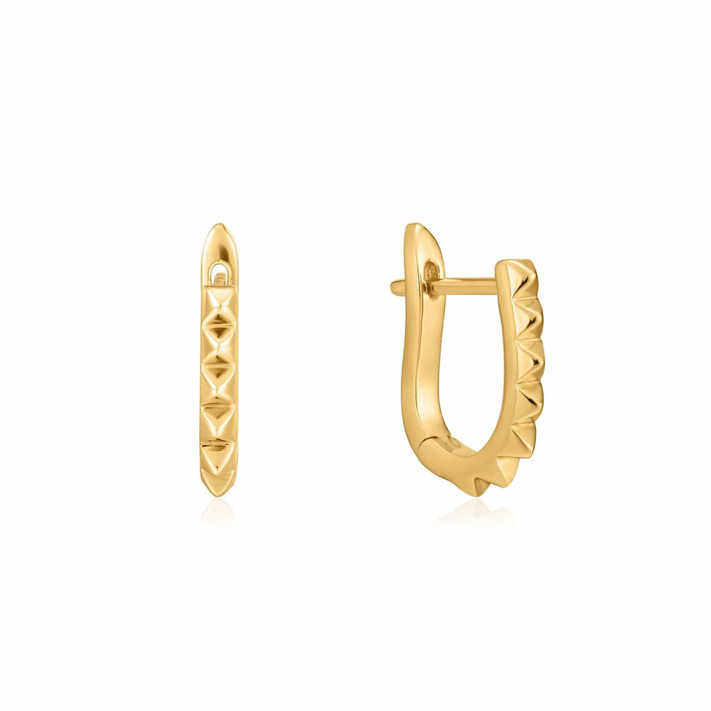 
                      
                        EAR-GPL Gold Spike Huggie Hoop Earrings
                      
                    