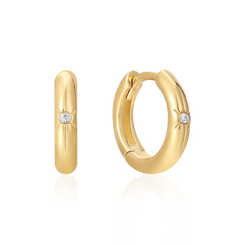 
                      
                        EAR-GPL Gold Star Huggie Hoop Earrings
                      
                    