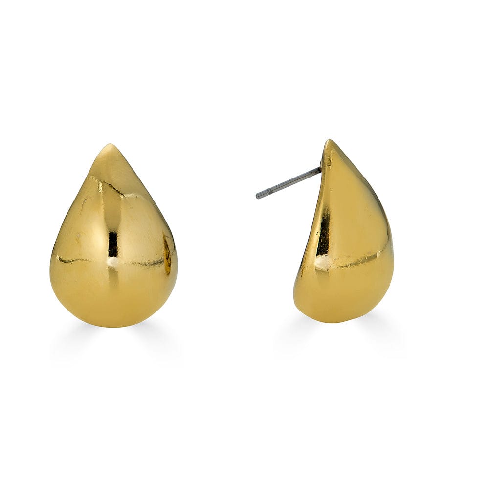 EAR-GPL Gold Teardrop Studs