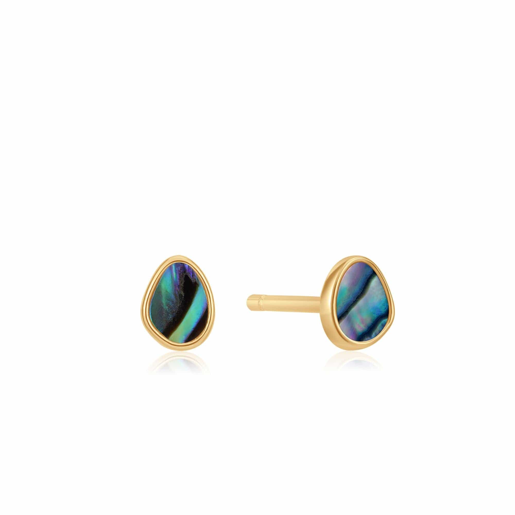 Abalone stud earrings fashion