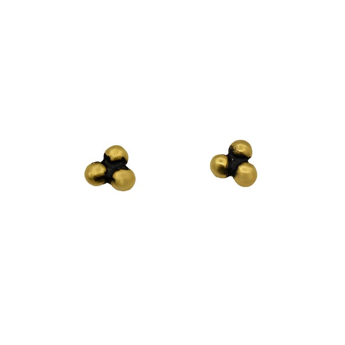 
                      
                        EAR-GPL Granulated Three Ball Cluster Post Earring - Gold Plated
                      
                    