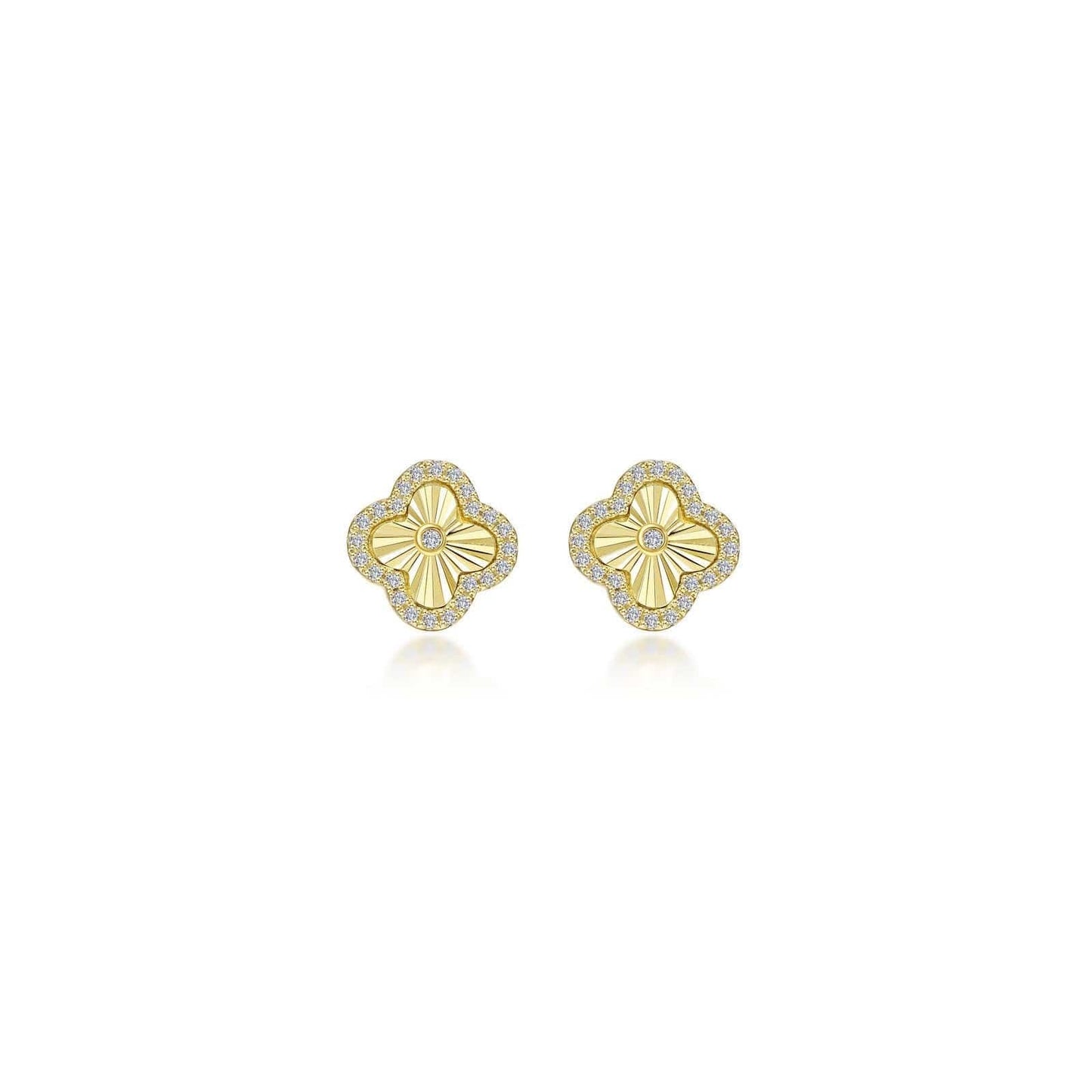 EAR-GPL Halo Stud Earrings