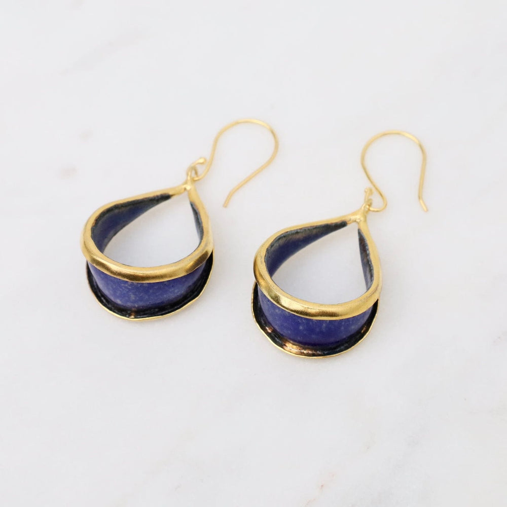 
                  
                    EAR-GPL Hanging Hoop Earrings in Ocean Blue
                  
                