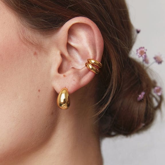 
                  
                    EAR-GPL Harley Dome Earrings Gold
                  
                