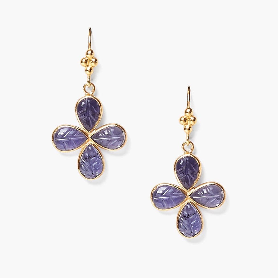 Iolite hot sale drop earrings