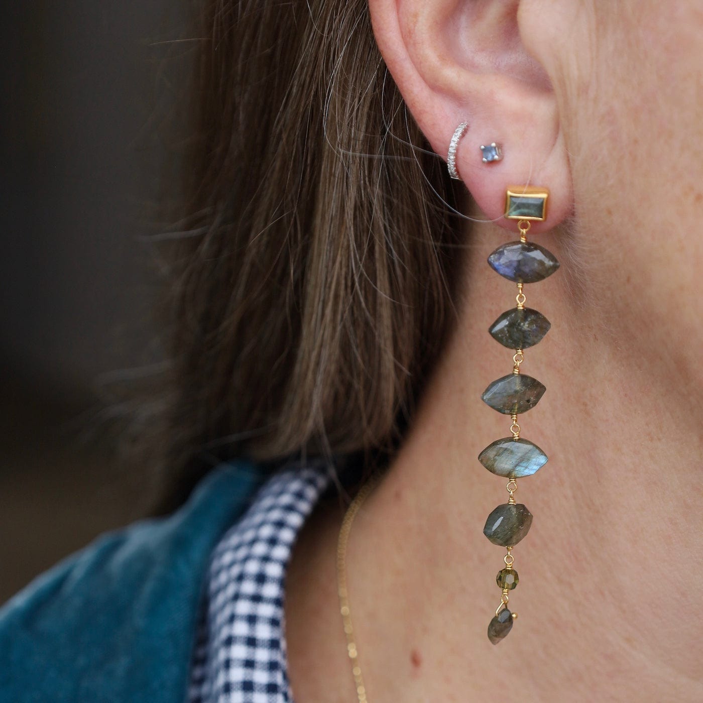 EAR-GPL Isadora Earrings Labradorite
