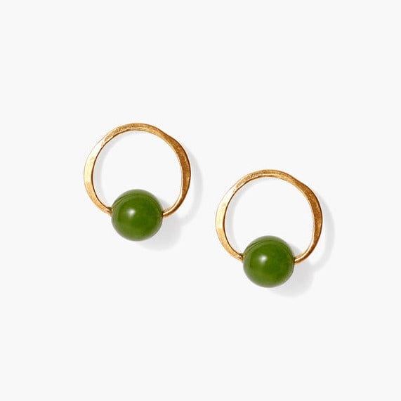 
                      
                        EAR-GPL Jade Globe Hoops
                      
                    