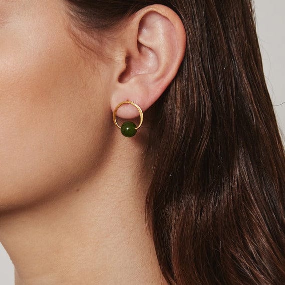 
                      
                        EAR-GPL Jade Globe Hoops
                      
                    