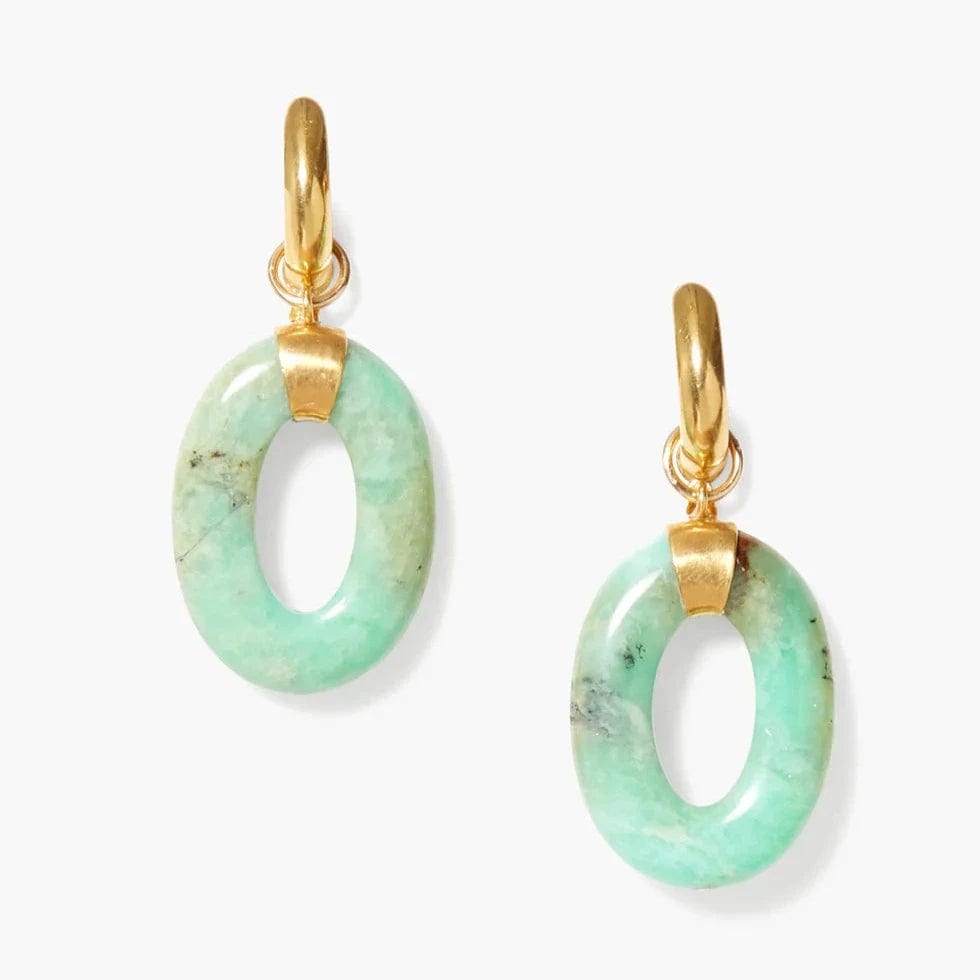 
                  
                    EAR-GPL Jordan Hoop Earrings Chrysoprase
                  
                