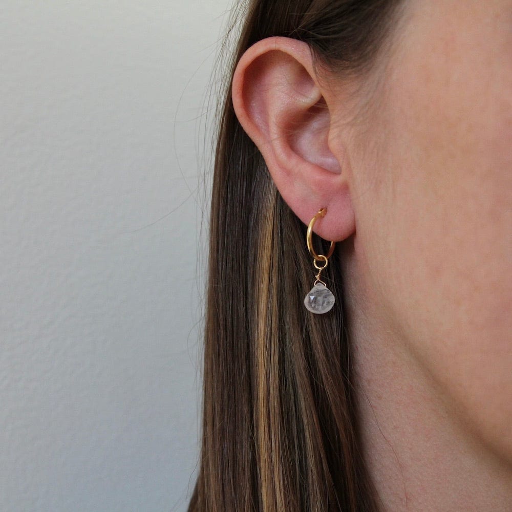 
                      
                        EAR-GPL Kaia Hoops ~ Moonstone Drop
                      
                    