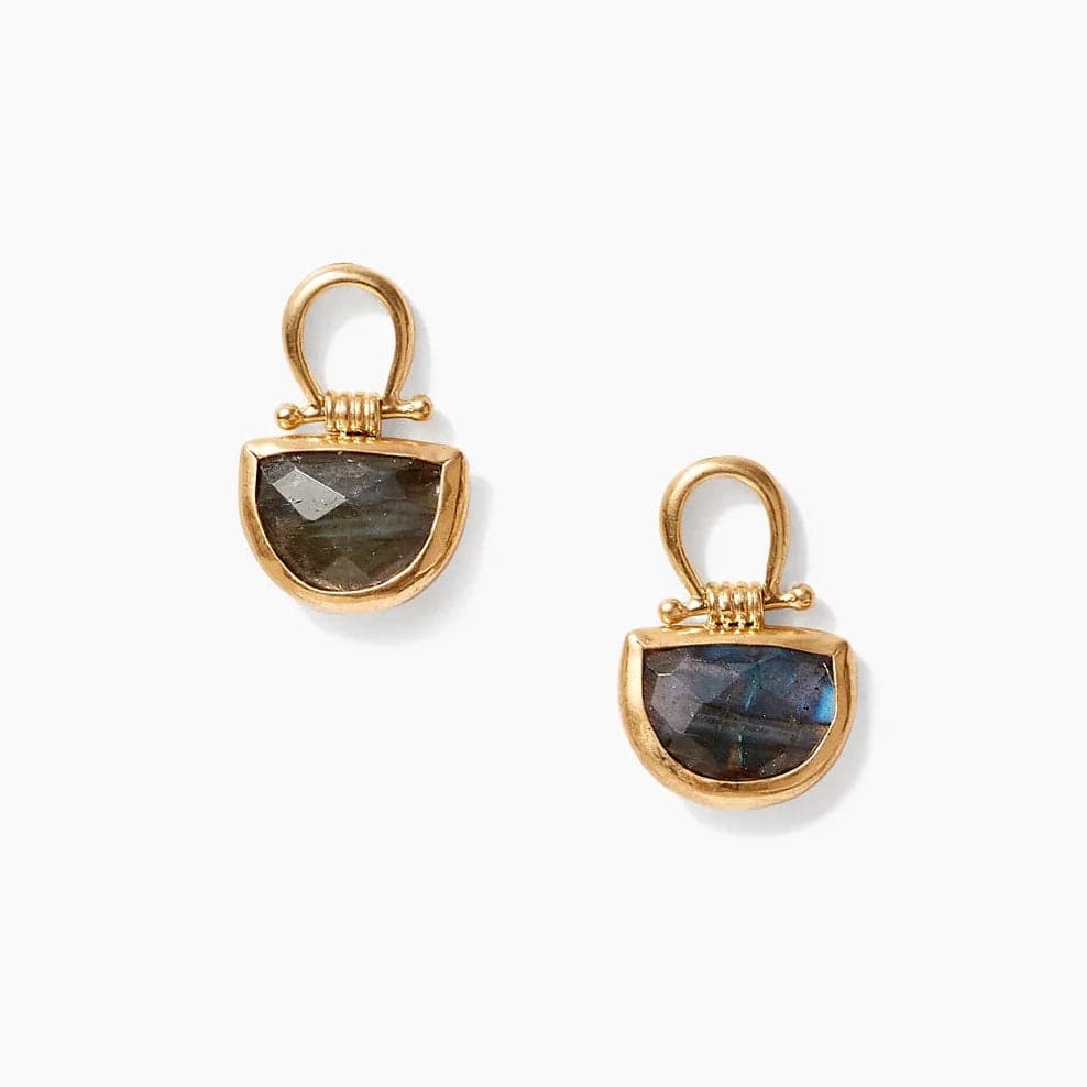 EAR-GPL Labradorite Luna Stud Earrings