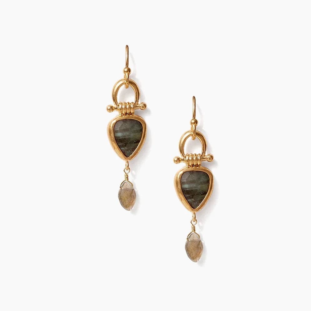 EAR-GPL Labradorite Rahel Drop Earrings