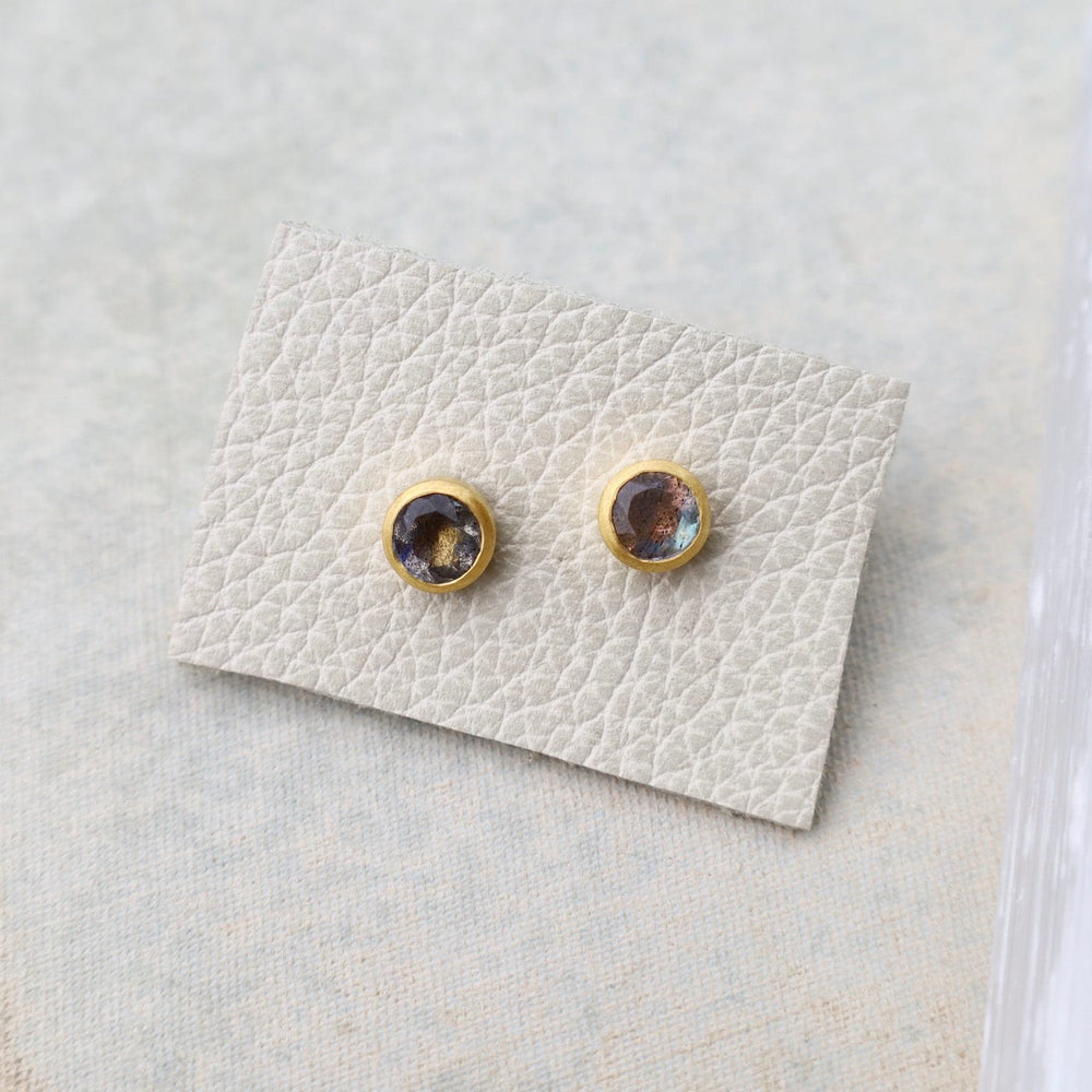 EAR-GPL Labradorite Stud Earrings