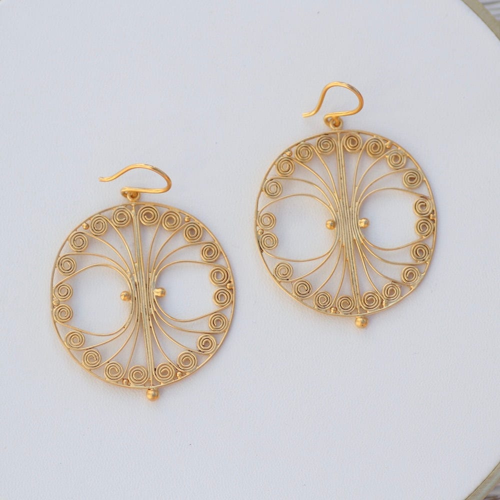 
                      
                        EAR-GPL Large Open Filigree Circle Drop - Gold Plate
                      
                    