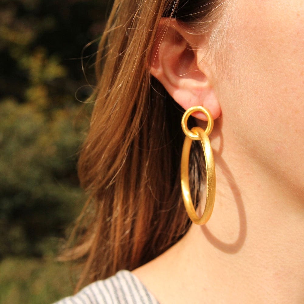 
                      
                        EAR-GPL Larissa Link Round Hoops
                      
                    