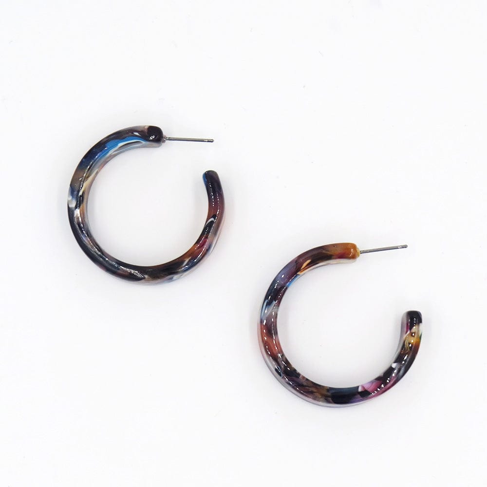 
                      
                        EAR-GPL LIGHT CONFETTI RESIN HOOP EARRING 38mm
                      
                    