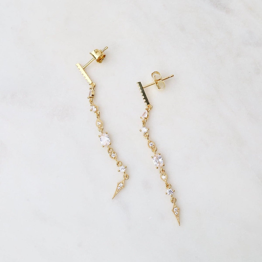 
                  
                    EAR-GPL Linear CZ Gold Plated Stick Post Earrings
                  
                