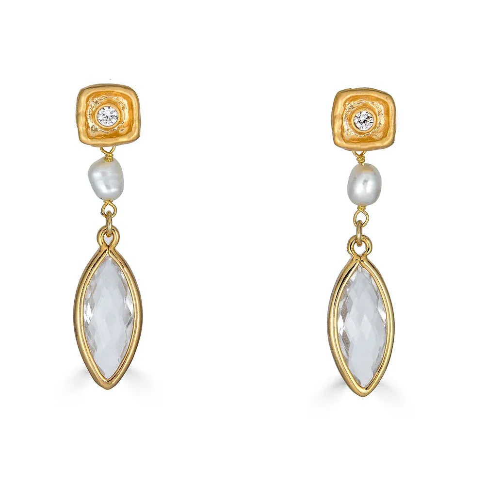 EAR-GPL Marquise Drop Earring