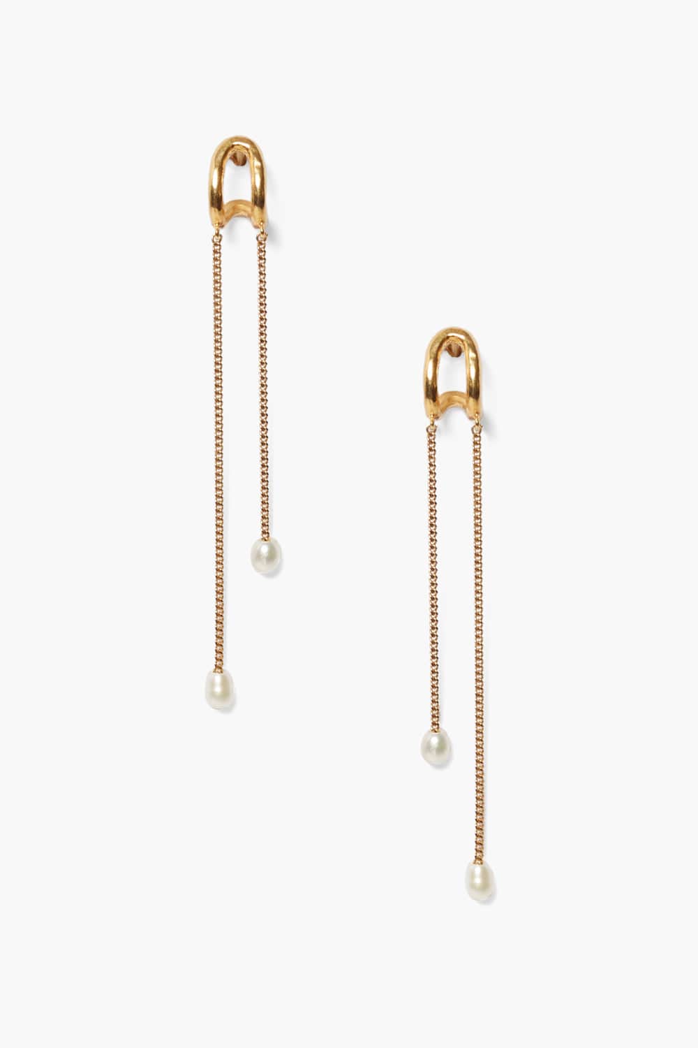 EAR-GPL Maxi Arc Pearl Drop Earrings