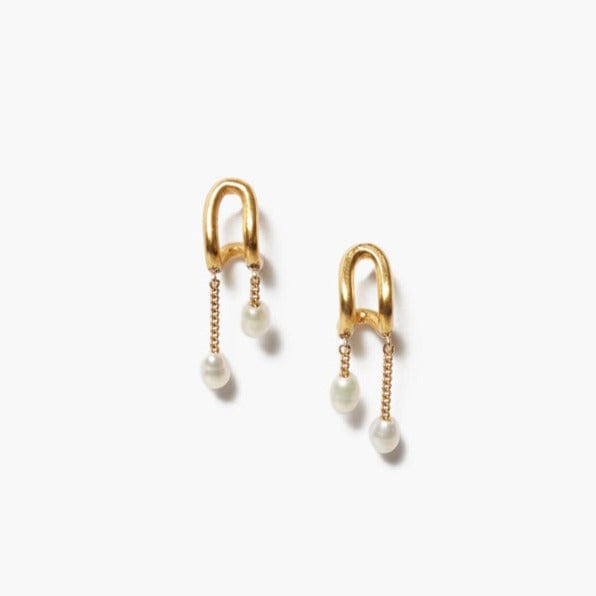 
                      
                        EAR-GPL Mini Arc Pearl Drop Earrings
                      
                    