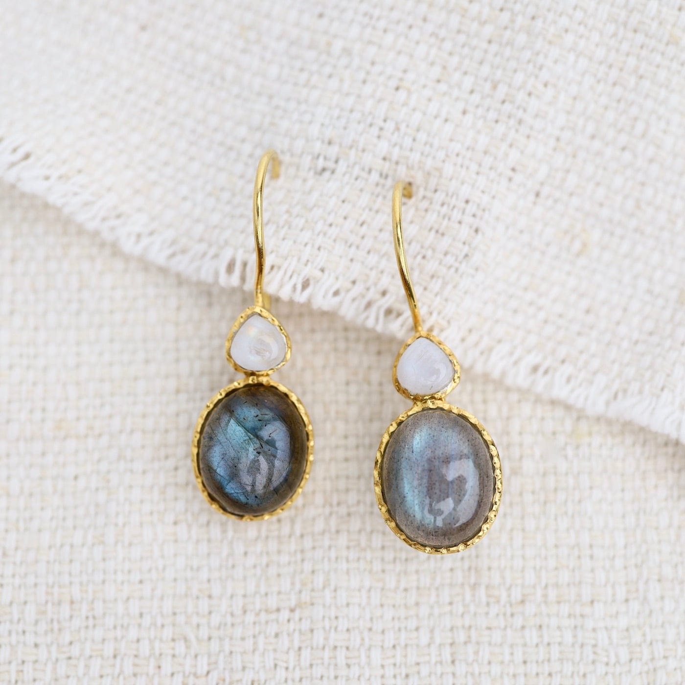 EAR-GPL Moonstone & Labradorite Earrings