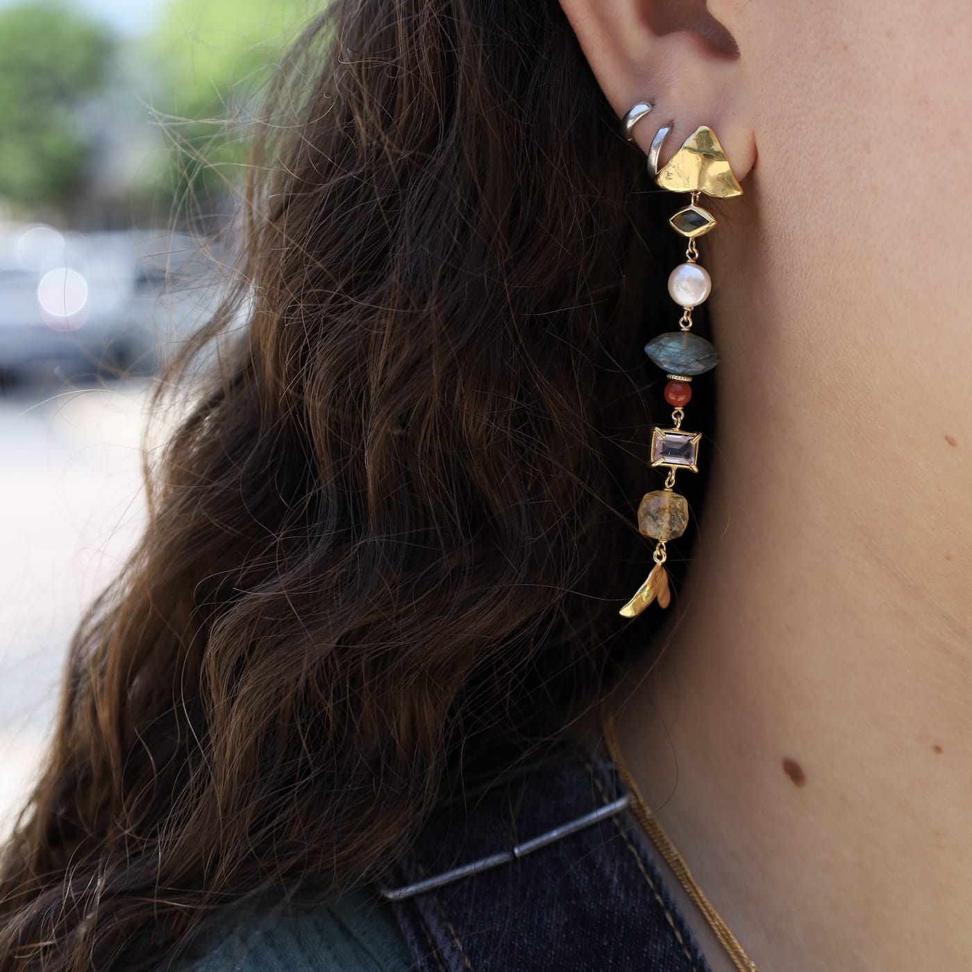 EAR-GPL Multi Lucky Catch Earrings