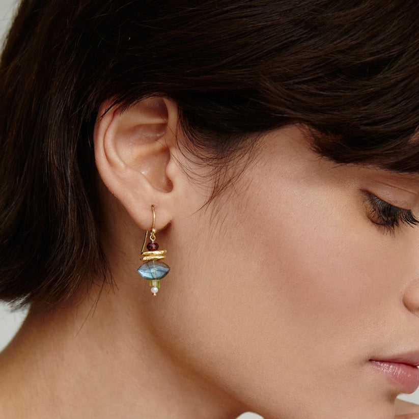 EAR-GPL Multi Mix Lisbeth Drop Earrings