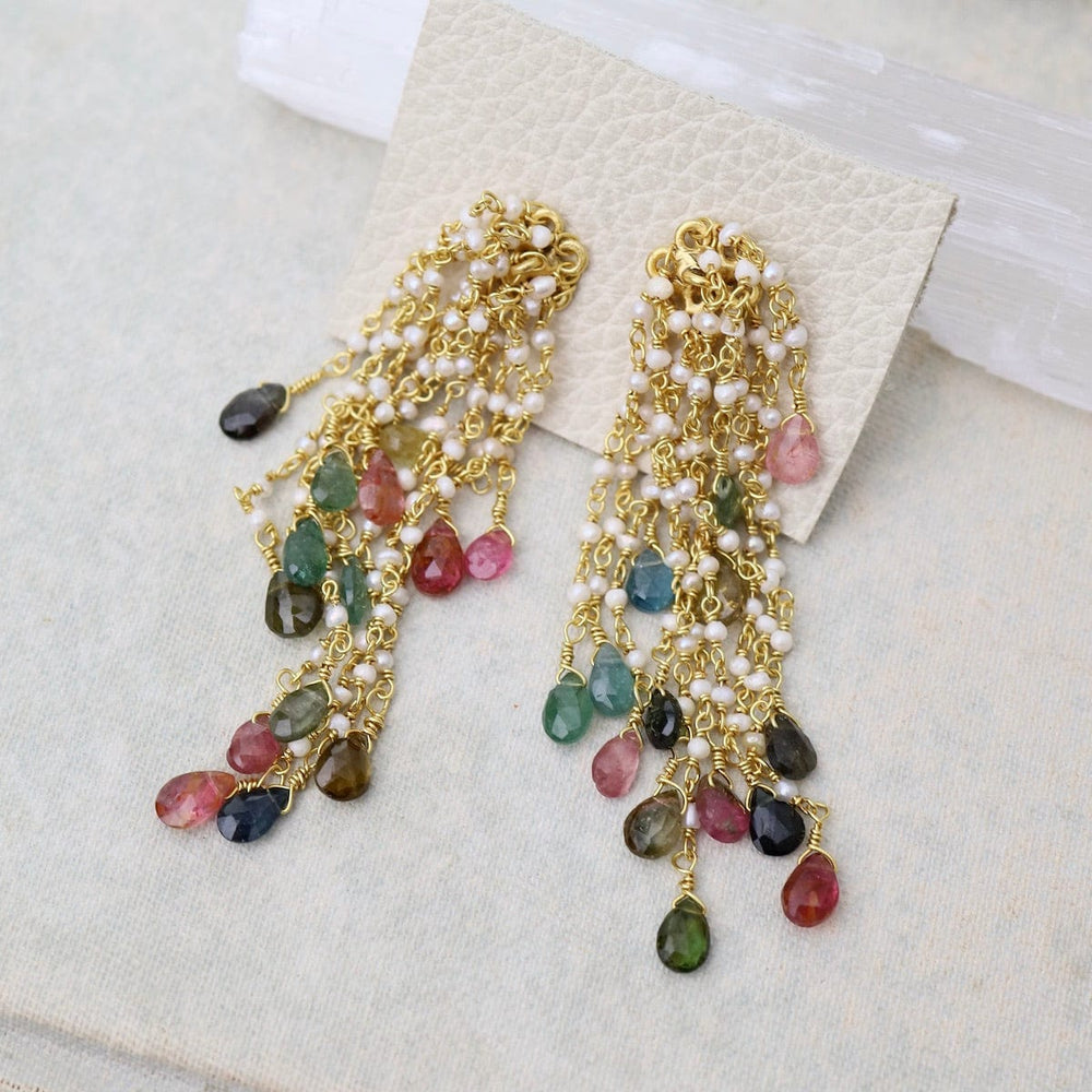 
                      
                        EAR-GPL Multi Tourmaline & Pearl Waterfall Earrings
                      
                    