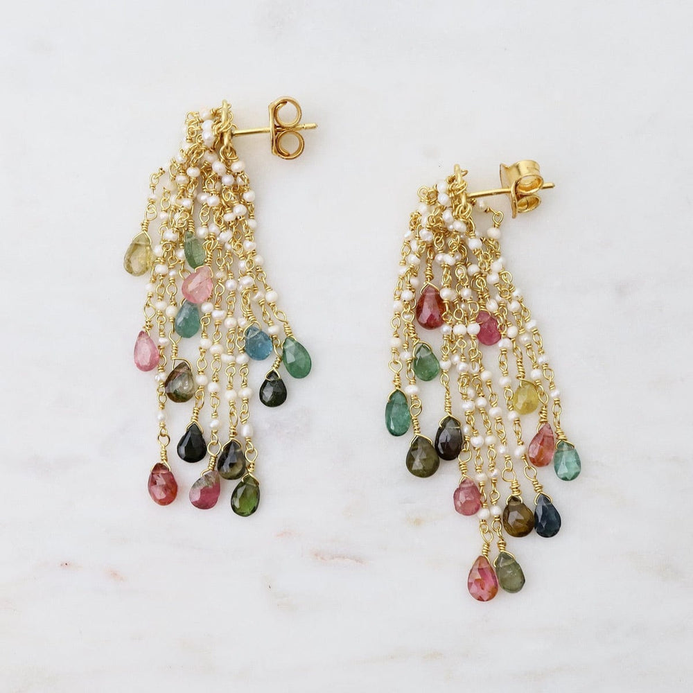 
                      
                        EAR-GPL Multi Tourmaline & Pearl Waterfall Earrings
                      
                    