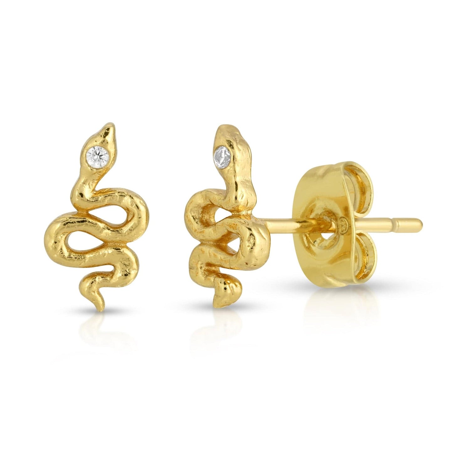 EAR-GPL Mystic Serpent Stud Earrings