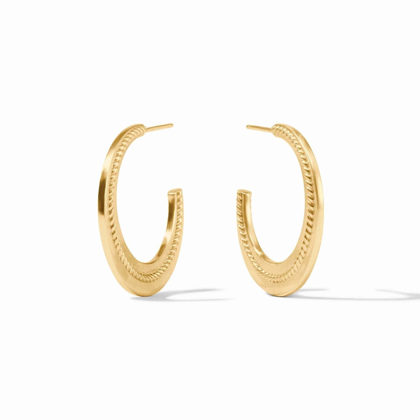 EAR-GPL Nassau Crescent Hoop Earrings