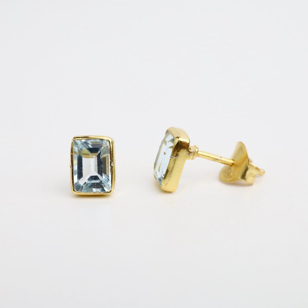 
                      
                        EAR-GPL Natural Blue Topaz Baguette Stud Earrings
                      
                    