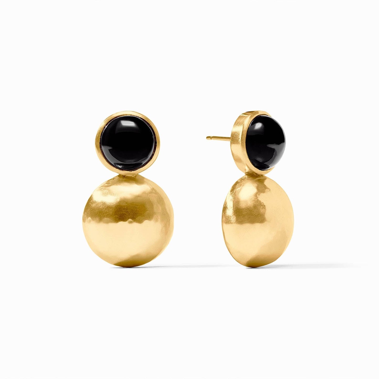 EAR-GPL Obsidian Black Solara Midi Earrings