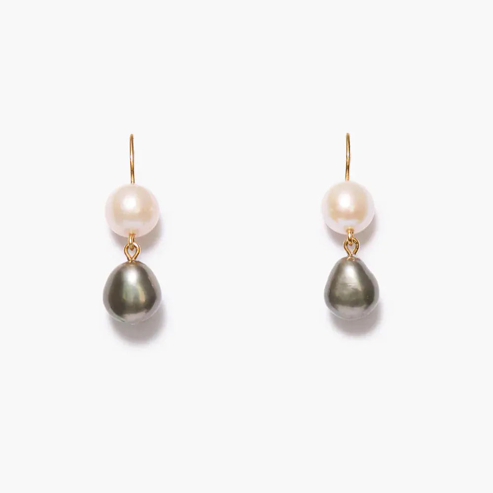 EAR-GPL Ombre Pearl Earrings Multi