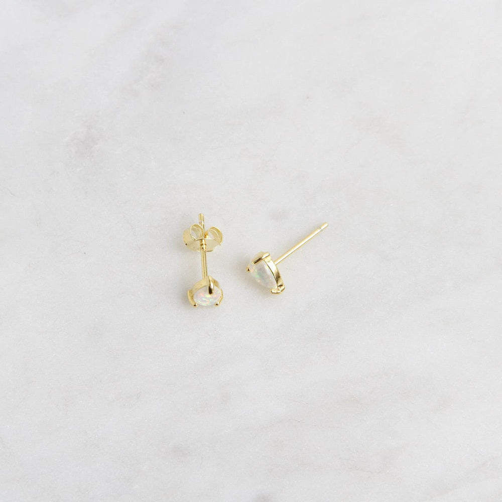 
                      
                        EAR-GPL Opal Studs - 18K Gold Plated Silver
                      
                    