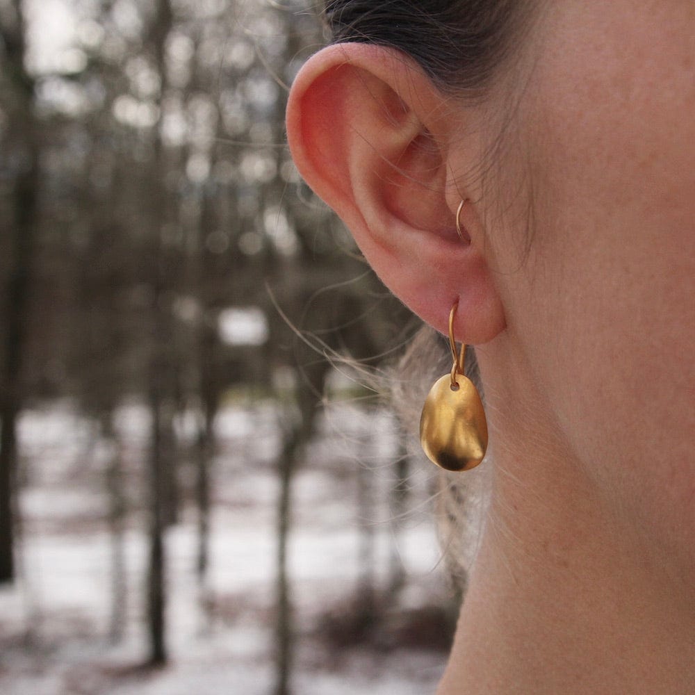 
                  
                    EAR-GPL Organic Shaped Domed Drop Earrings
                  
                