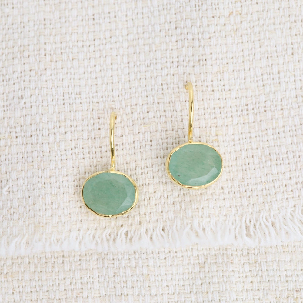 
                      
                        EAR-GPL Oval Green Aventurine Earrings
                      
                    